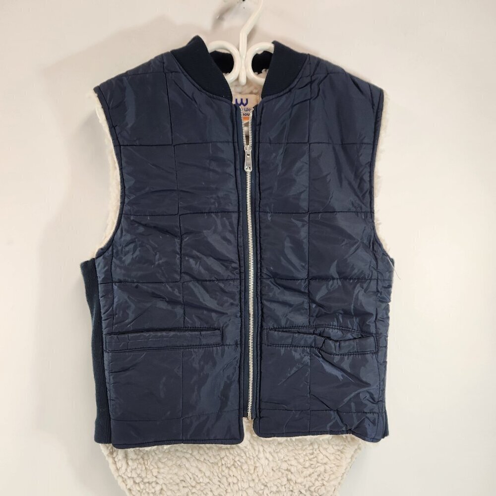 Vintage Marks Work Wearhouse Puffer Sherpa Vest Mens Small NWOT